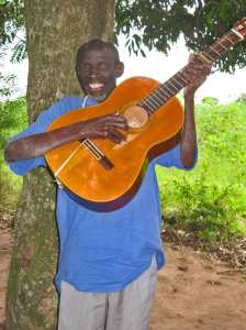 The Blind Guitarist from Nyalokot Community in Tororo, Uganda.